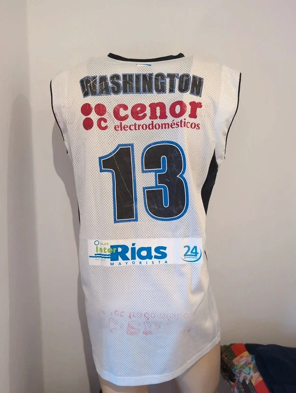 Blusens Monbus macron 2011 basket shirt jersey signed #13 Washington