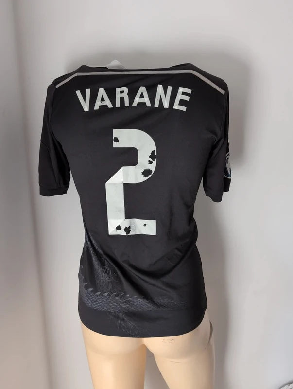 Real Madrid 2014 2015 third adidas football shirt soccer jersey M F49264 #2 varane