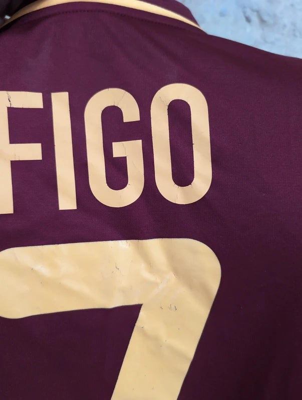 Portugal 2000 Nike matchissue football shirt soccer jersey L #7 Figo