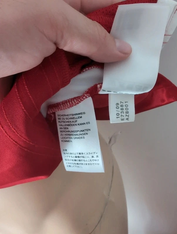 Benfica 2009 2010 adidas basketball shirt jersey M E73887