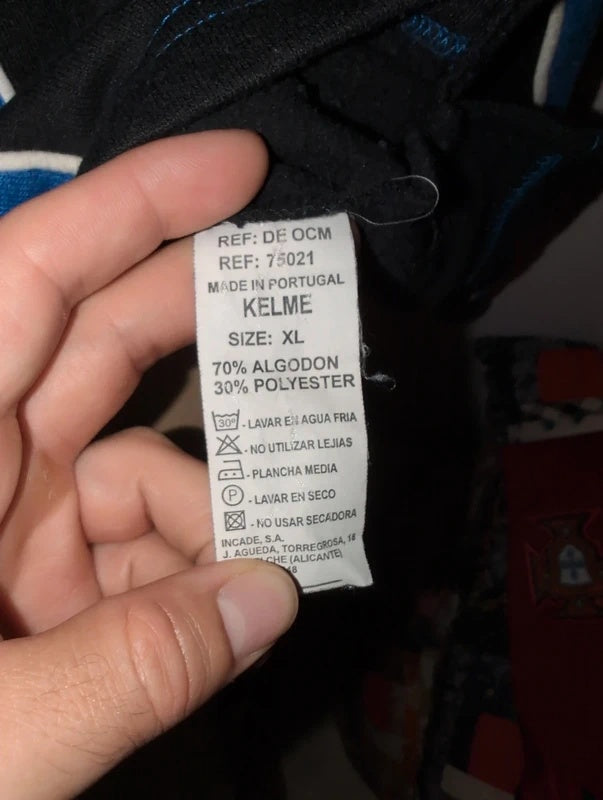 Hercules cf 2000 2001 kelme training sweatshirt longsleeve football soccer XL