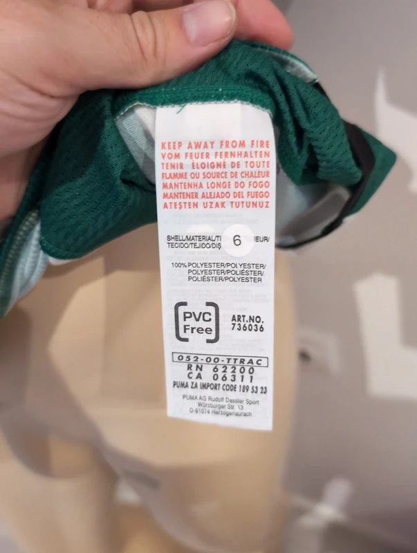 Sporting puma 2009 2010 football shirt soccer jersey XL bnwt