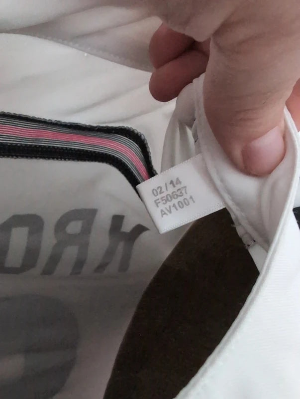 Real Madrid 2014 2015 adidas football shirt soccer jersey S #8 kroos f50637