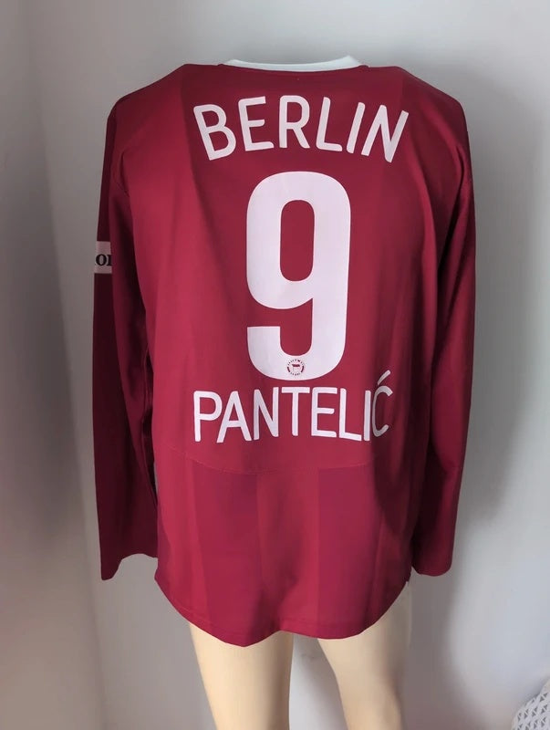 Hertha Berlin 2007 2008 away Nike matchworn football shirt soccer jersey XL #9 pantelic 242517-649