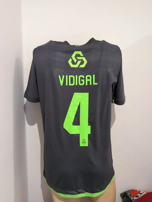 Sporting B 2018 2019 macron matchworn football shirt soccer jersey XL #4 vidigal