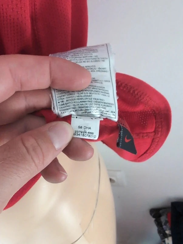 Manchester united 2007 2008 Nike football shirt soccer jersey L 237924 666