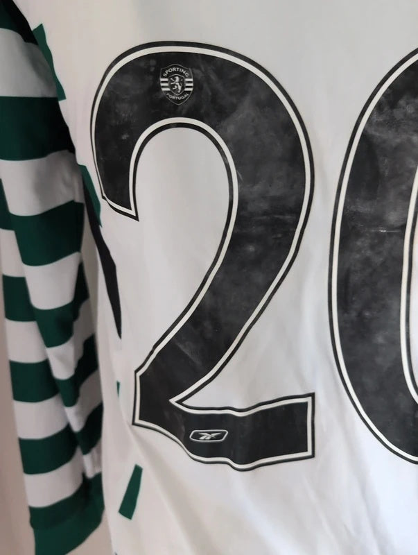 Sporting B 2004 2005 Reebok matchworn football shirt soccer jersey S #20