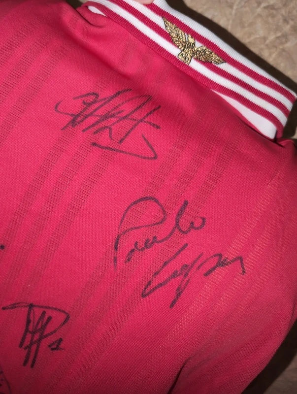 Benfica 1997 1998 adidas football shirt soccer jersey L