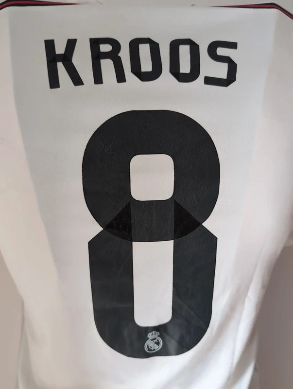 Real Madrid 2014 2015 adidas football shirt soccer jersey S #8 kroos f50637