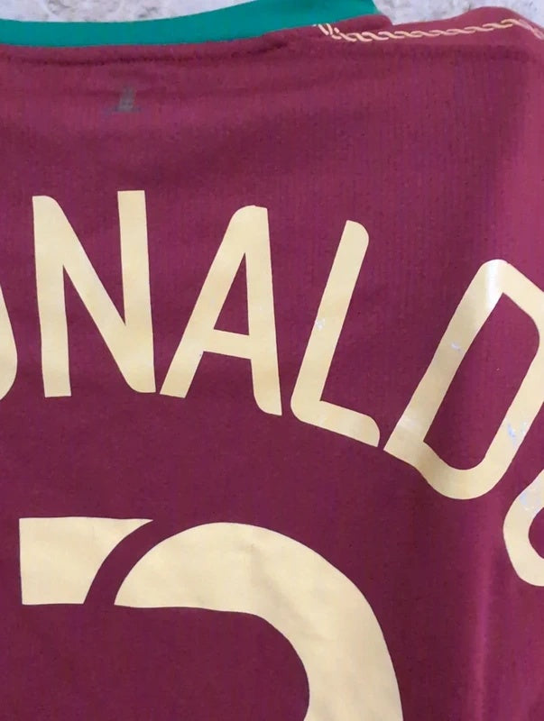 Portugal 2006 2008 Nike football shirt soccer jersey XXL #17 Ronaldo
