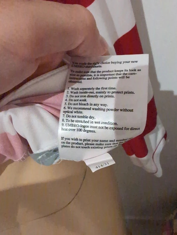 Standard Liége 2006 2007 umbro matchworn football shirt soccer jersey XL #76 Sá pinto