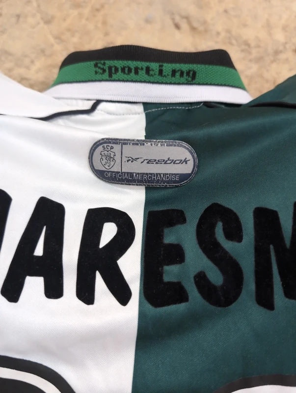 Sporting B 2002 2003 Reebok stomp football shirt soccer jersey S #20 matchworn