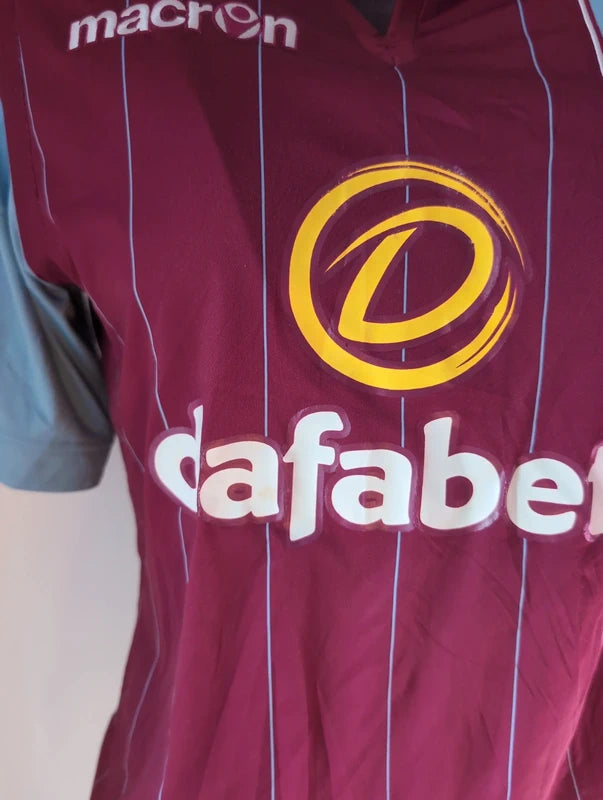 Aston villa 2014 2015 macron football shirt soccer jersey M