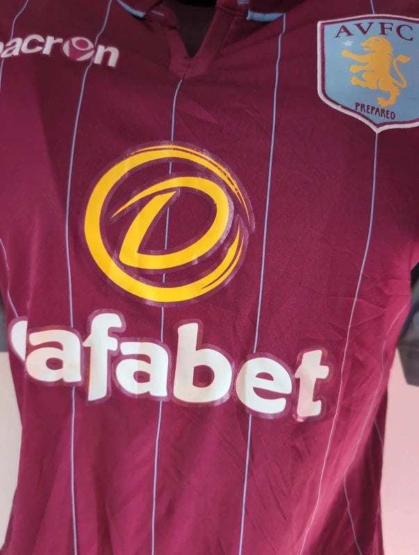 Aston villa 2014 2015 macron football shirt soccer jersey M