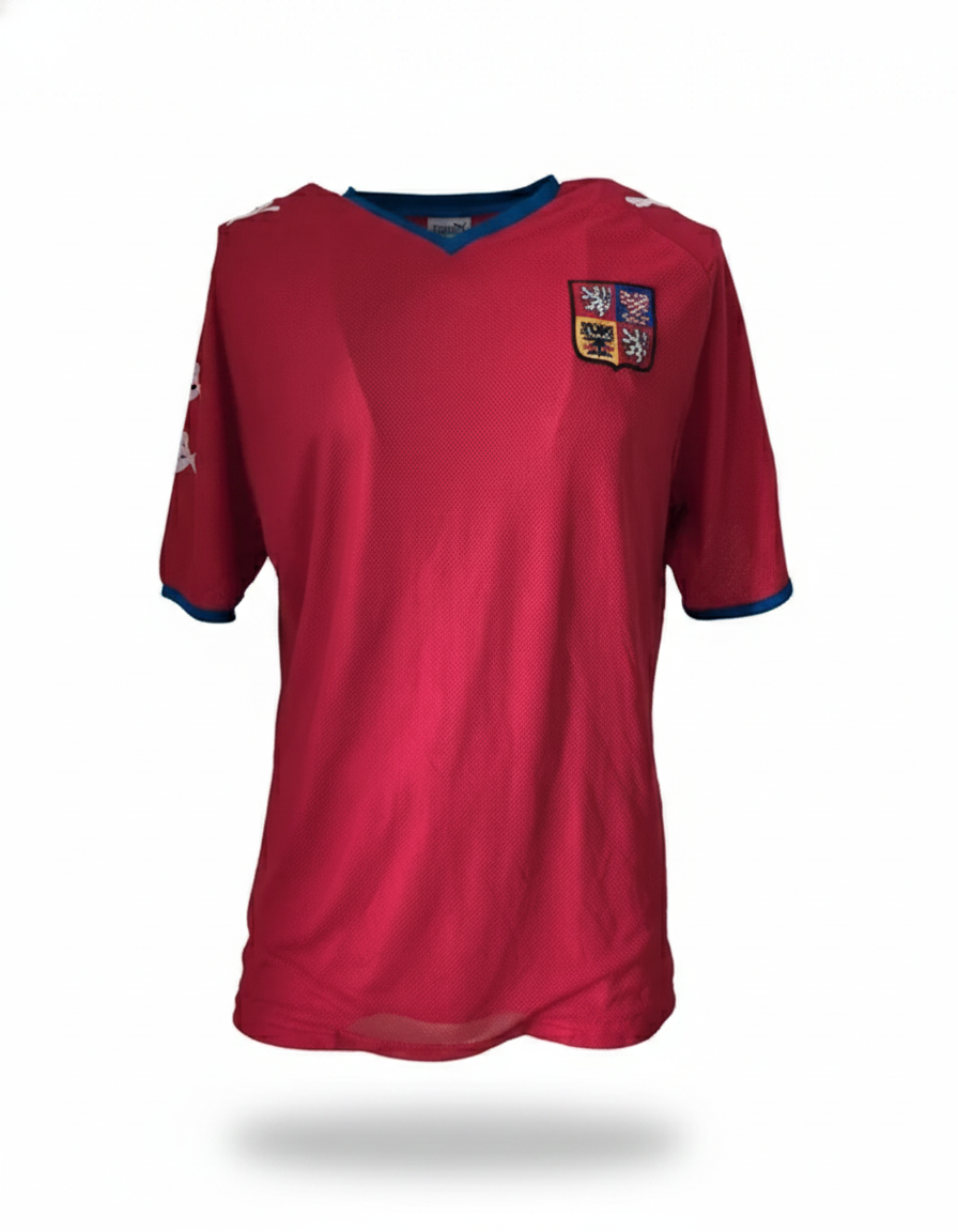Czech republic 2008 puma football shirt soccer jersey XL