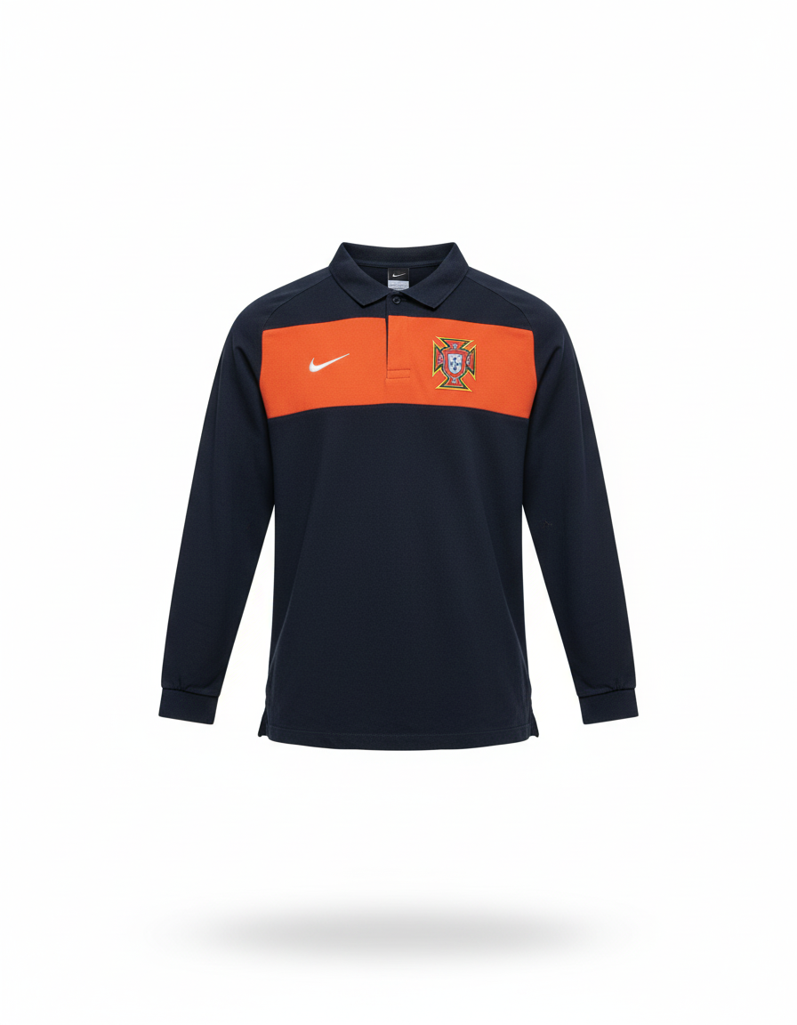 Portugal nike vintage long sleeve training football shirt soccer S 378769 460