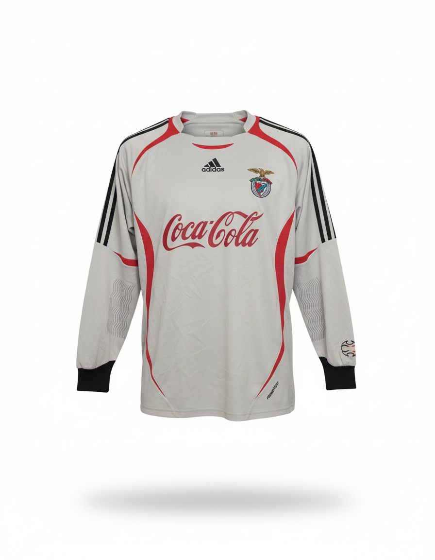 Benfica B 2006 2007 adidas goalkeeper longsleeve matchworn football shirt soccer jersey L #12
