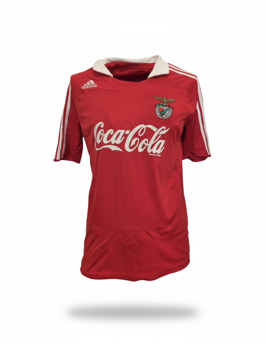 Benfica B 2007 2008 adidas matchworn football shirt soccer jersey L #10
