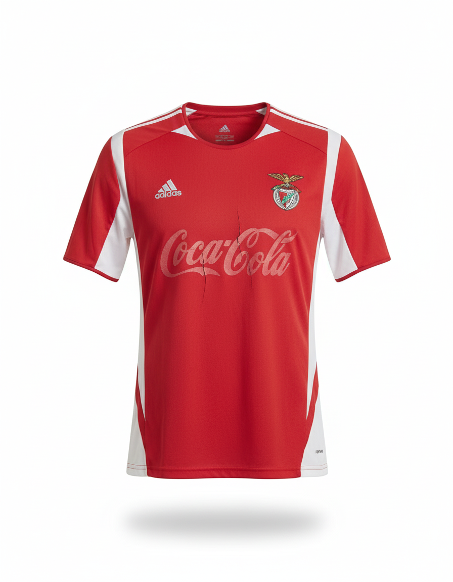 Benfica B 2005 2006 adidas matchworn football shirt soccer jersey M #14