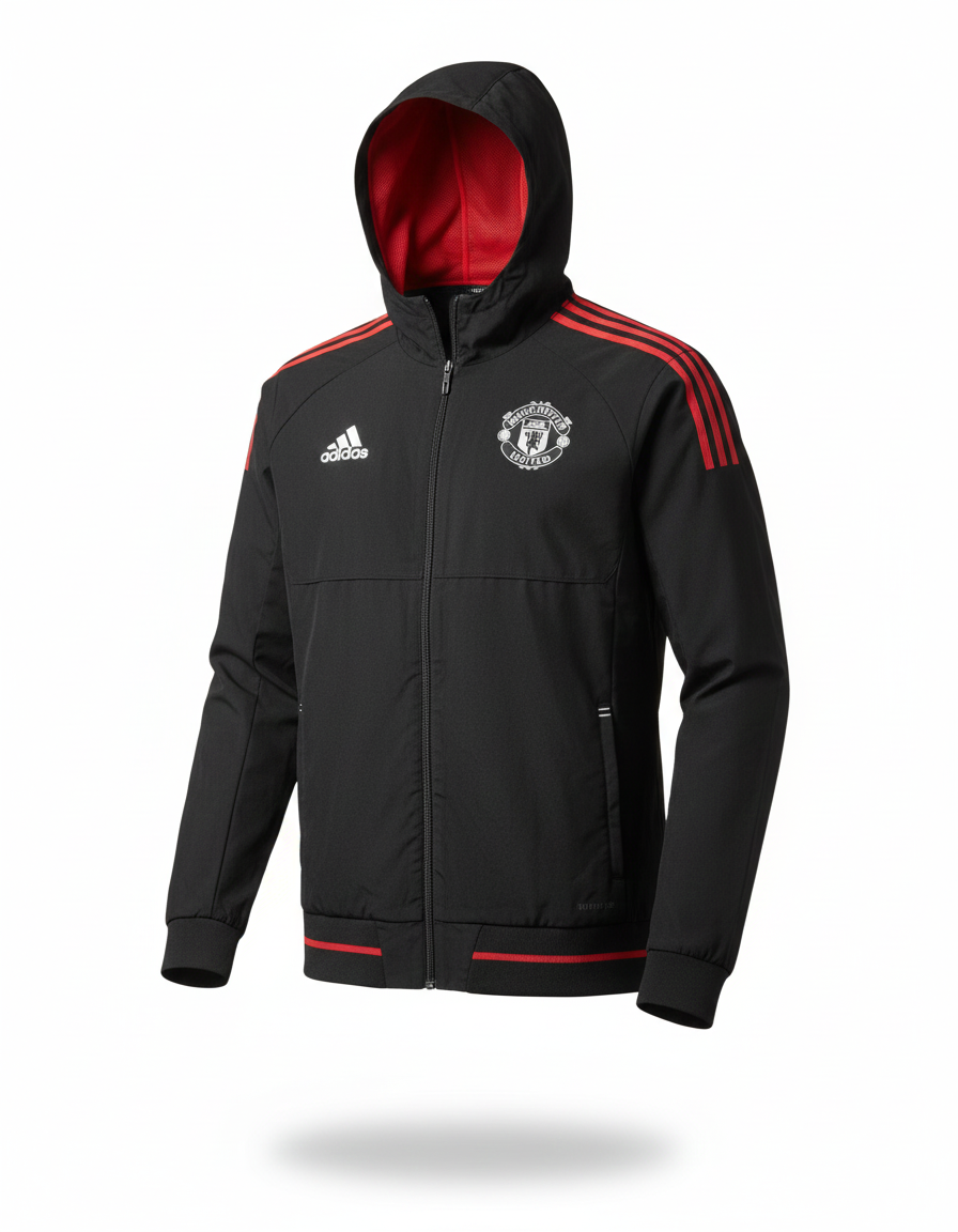 Manchester united 2017 adidas presentation UCL jacket football soccer L bs4304