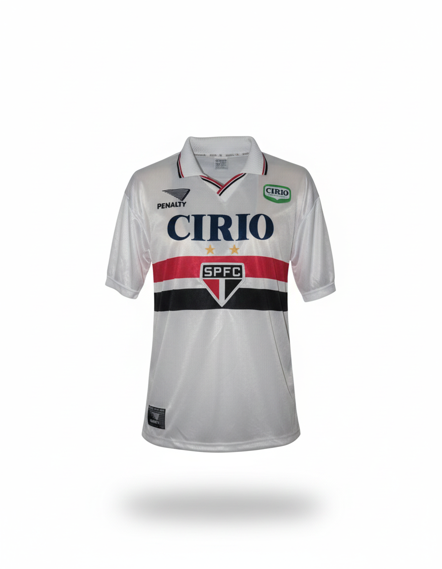 São Paulo 1999 penalty football shirt soccer jersey L #6 Serginho