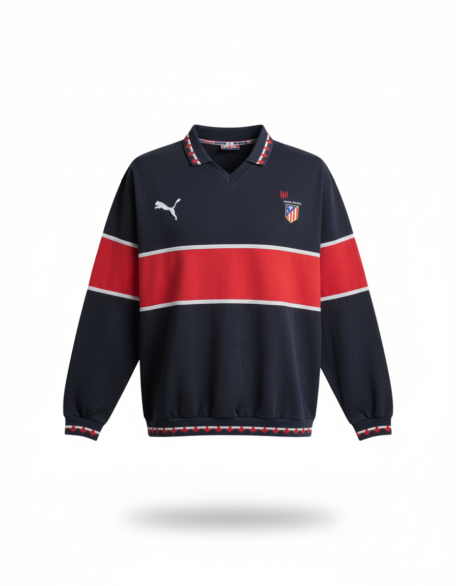 Atlético Madrid 1994 1996 puma training sweatshirt football soccer L