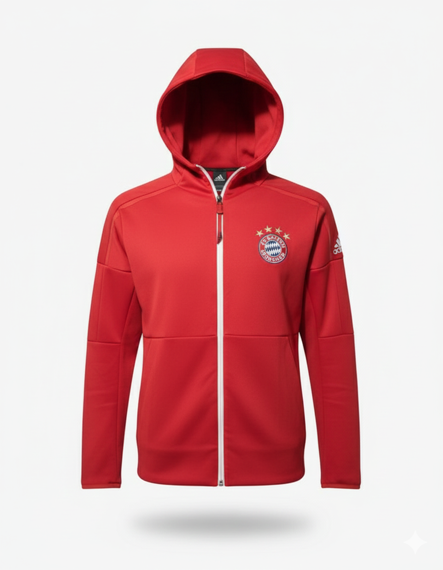 Bayern Munich 2016 adidas Hoodie Anthem Z.N.E. jacket football soccer M bq8737