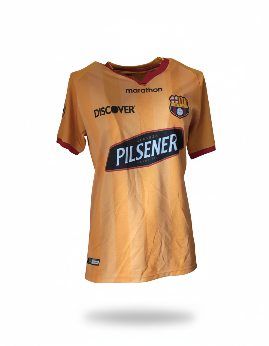 Barcelona sc marathon 2021 matchworn football shirt soccer jersey XL #10 Kitu