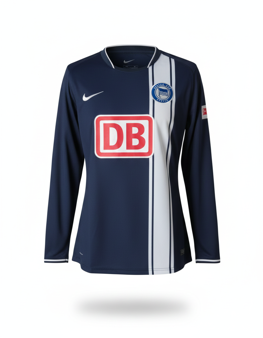 Hertha Berlin 2007 2008 Nike matchworn football shirt soccer jersey XL #14 simunic