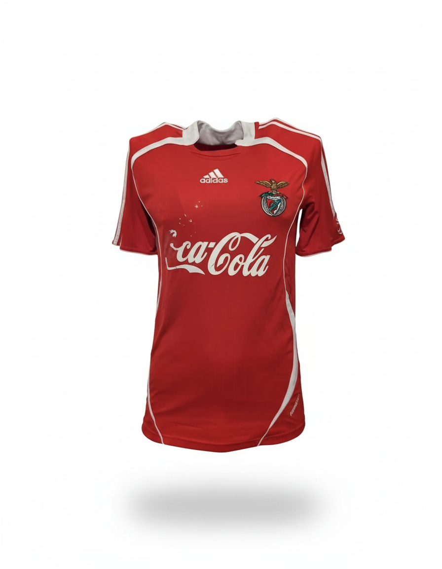 Benfica B 2006 2007 matchworn adidas football shirt soccer jersey M #8