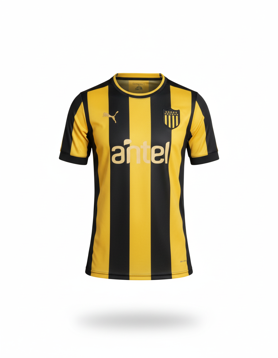 Penarol Uruguay 2013 puma football shirt soccer jersey M