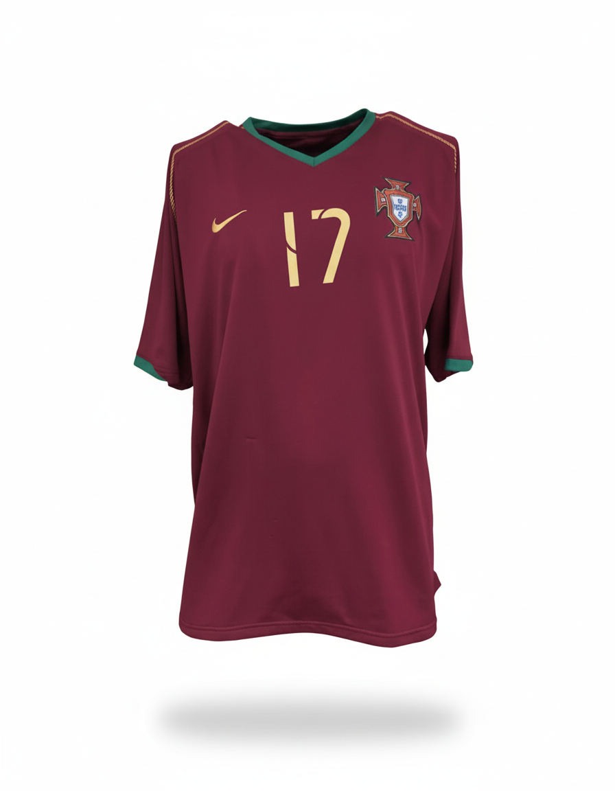 Portugal 2006 2008 Nike football shirt soccer jersey XXL #17 Ronaldo