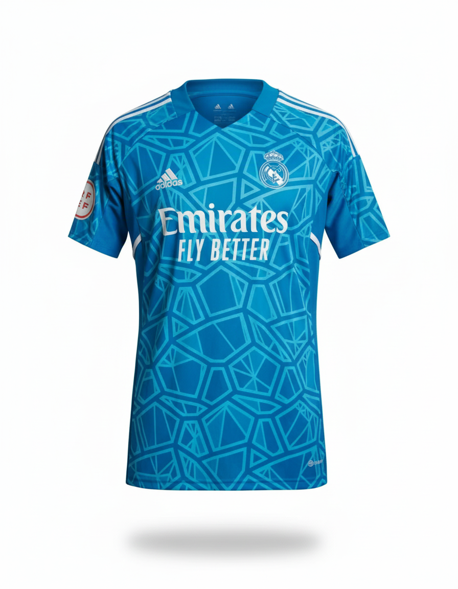 Real Madrid 2022 2023 adidas goalkeeper football shirt soccer jersey L #32 quetglas matchworn