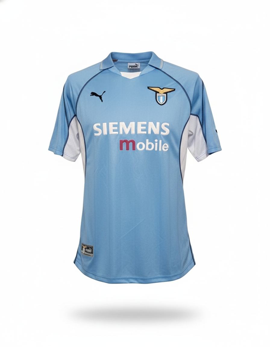 Lazio 2001 2002 puma football shirt soccer jersey XL