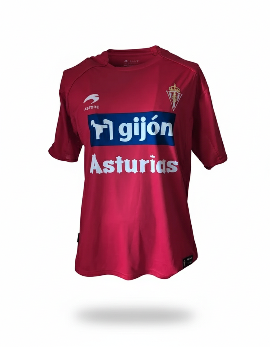 Sporting gijon 2009 2010 astore football shirt soccer jersey XL