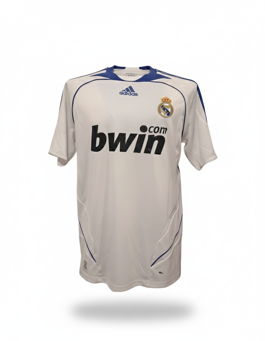 Real Madrid 2007 2008 adidas football shirt soccer jersey L 697327