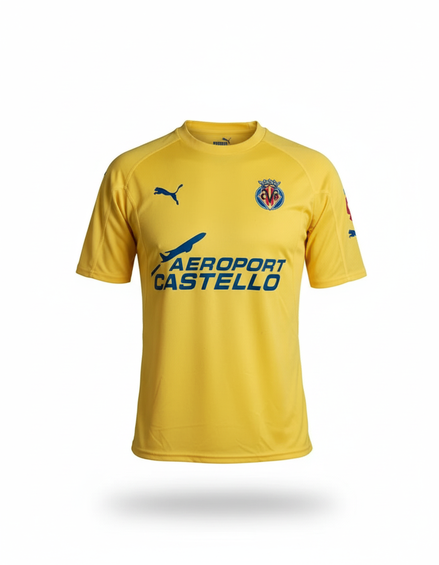 Villarreal 2005 2006 puma football shirt soccer jersey L #23