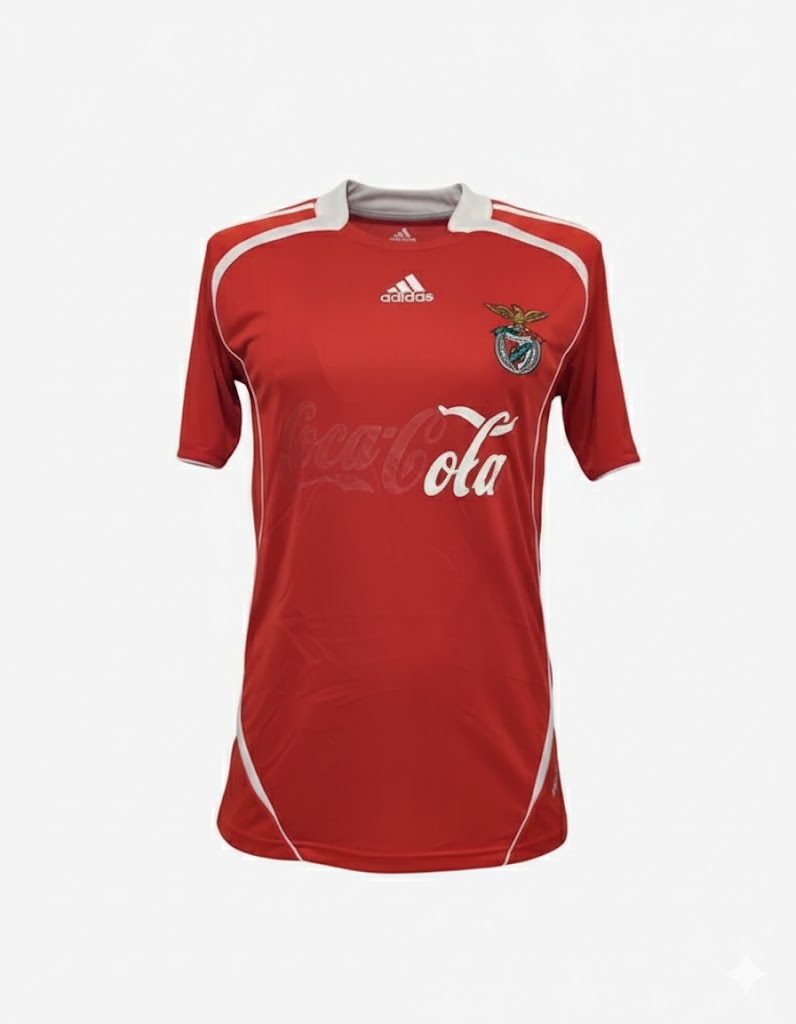 Benfica B 2006 2007 adidas matchworn football shirt soccer jersey M #7